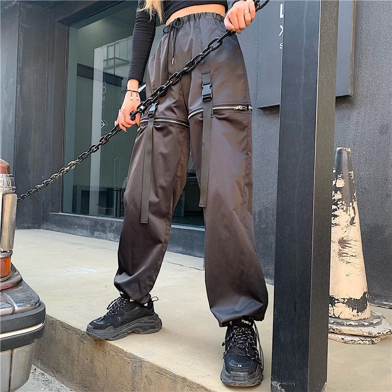 Harajuku style dark street handsome overalls